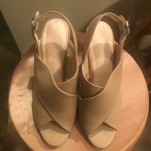 Kelly & Katie Leather Summer Heel Sandal